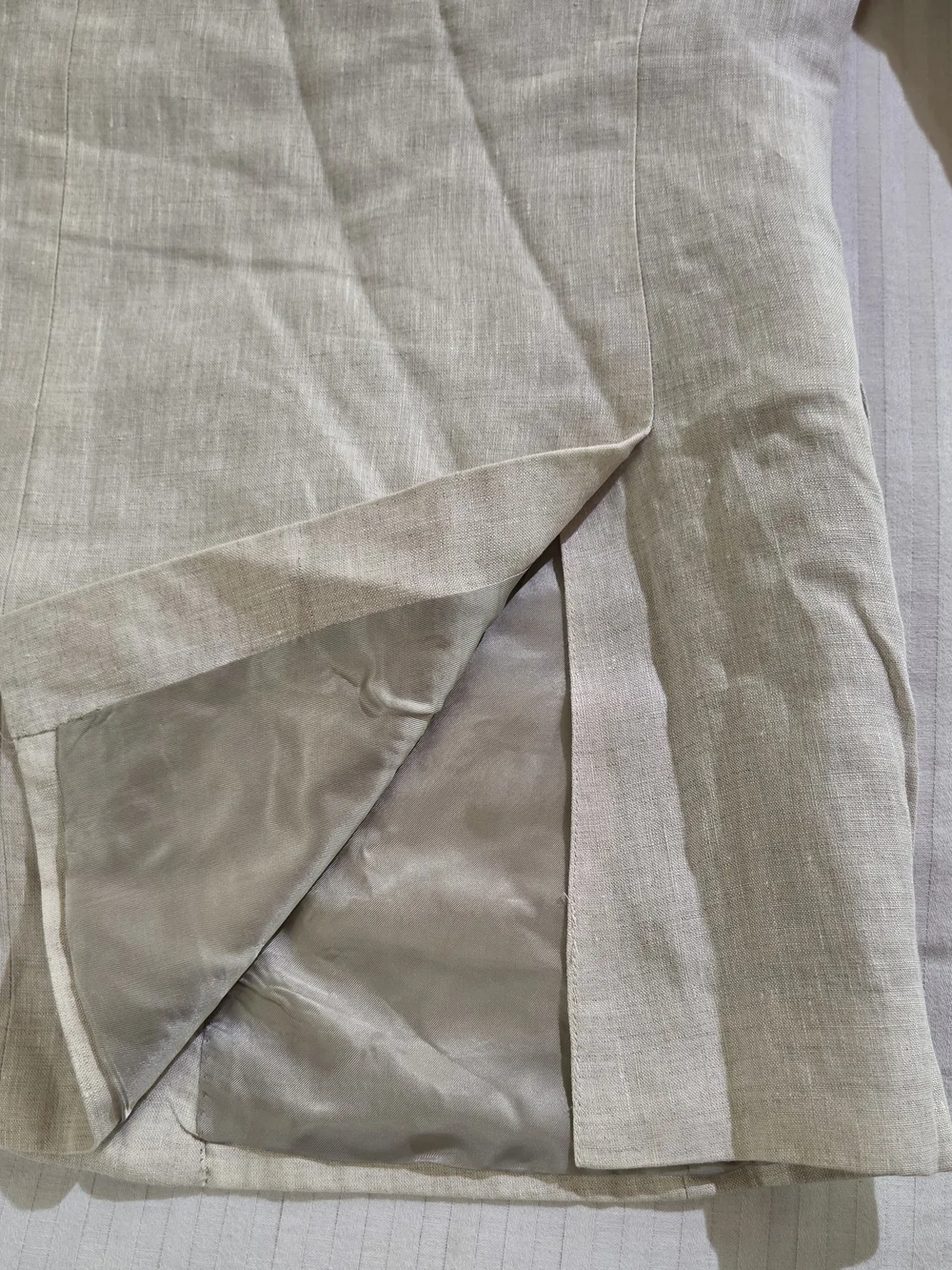 Nordstrom 100% Linen Tan Blazer Sport Coat Fratelli Ormezzano Men's 42R